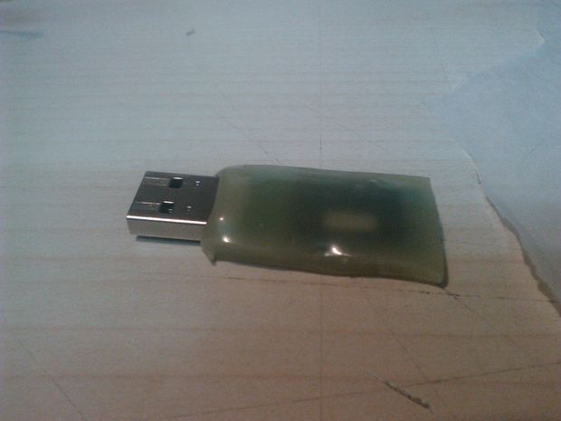 Hot Glue USB Memory Cover