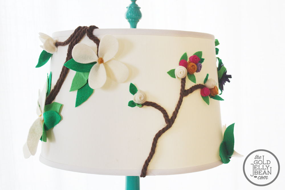 Flower Felt Lampshade