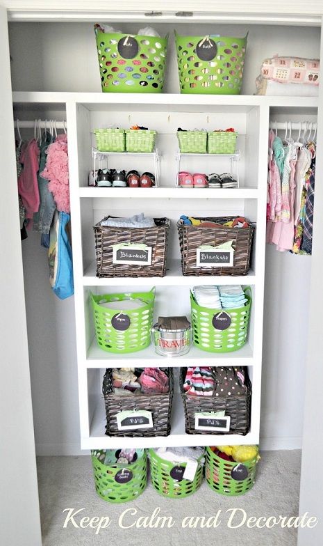 Toddler Closet Organization
