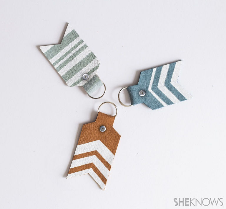 Chevron Keychain