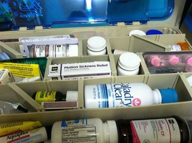 First Aid Kit and Organization