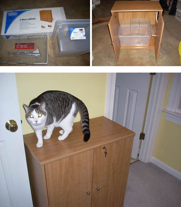 Hide in Plain Sight Cat Litter Box