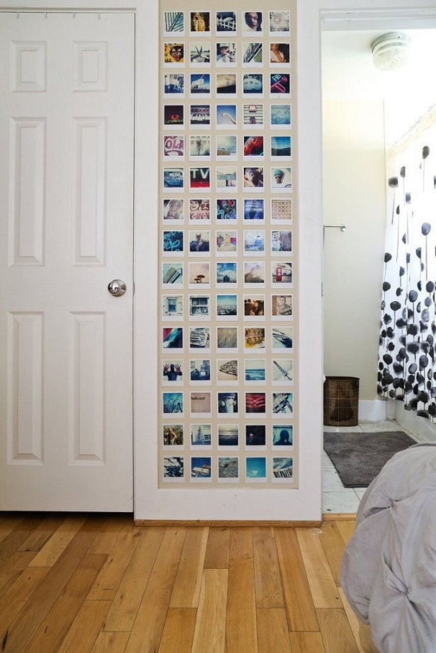 Polaroid Prints Wall Collage