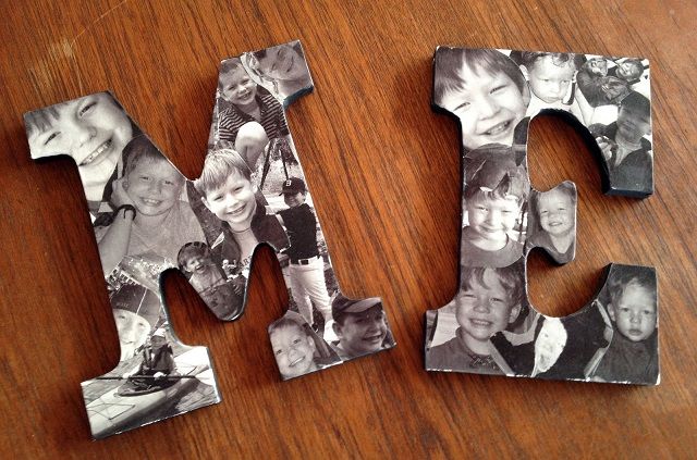 Photo Collage Letters