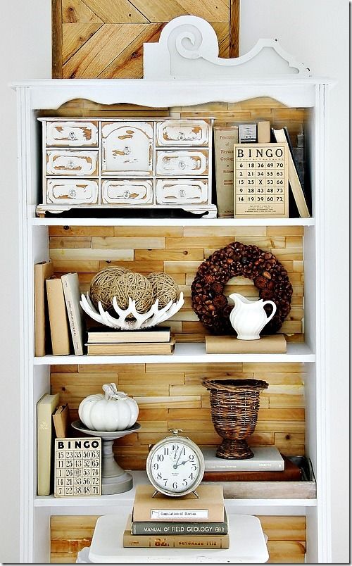 Wood Shim Bookcase
