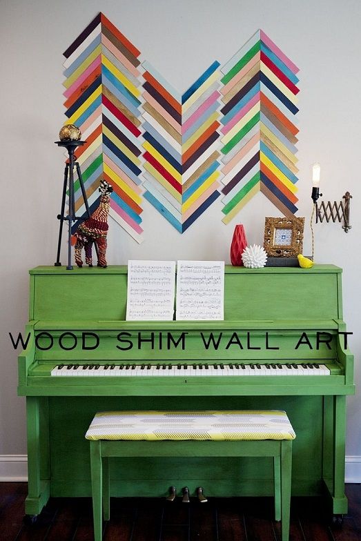 Wooden Shim Wall Art