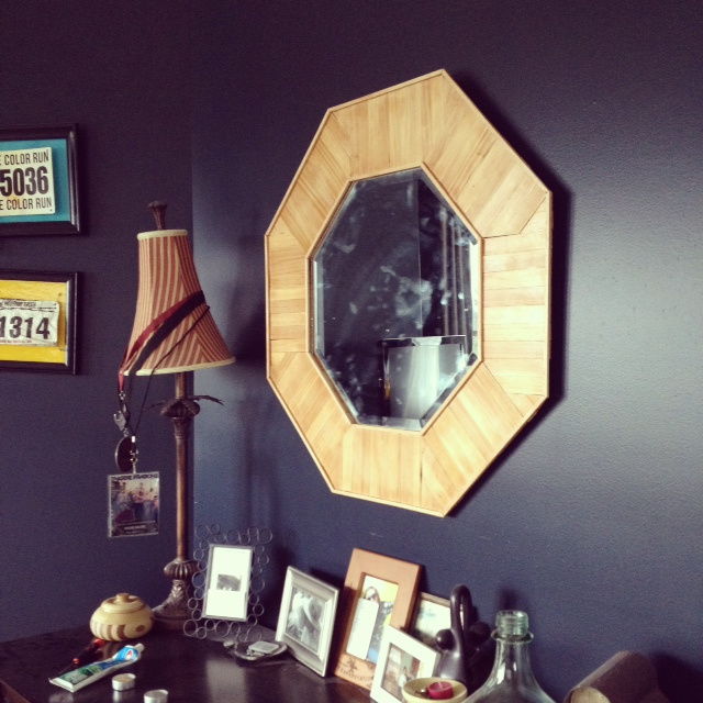 Creative Wood Shim Mirror