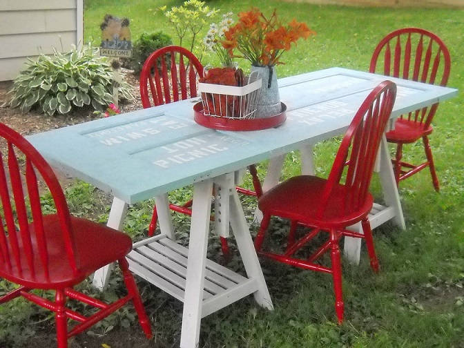 Unique Outdoor Table
