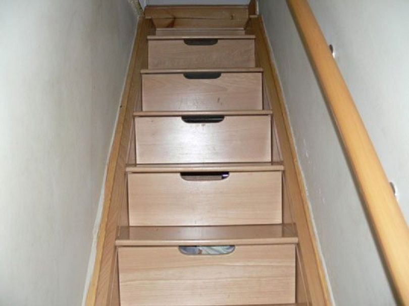 Hidden Stair Storage