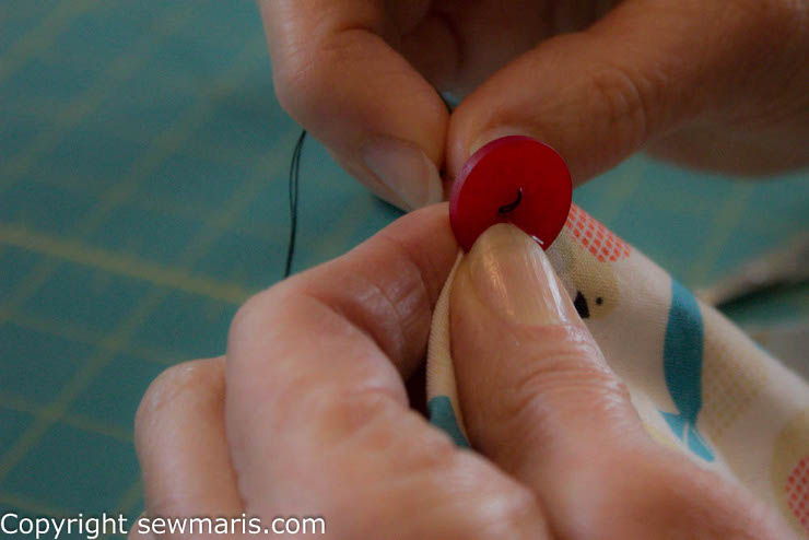 Sew a Button Fast and Easy