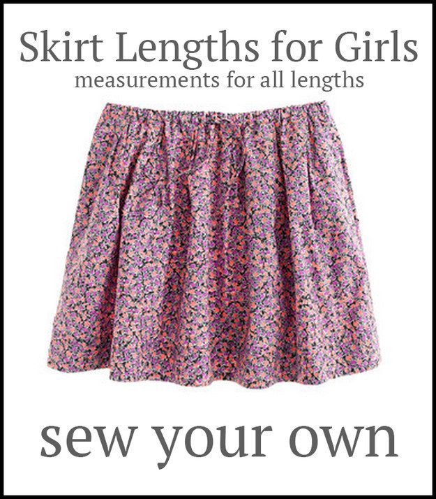 Save the Skirt Length Chart