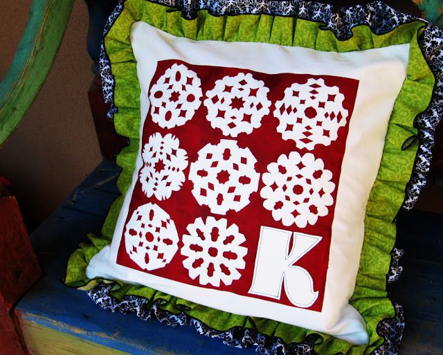 Custom Snowflake Cushion