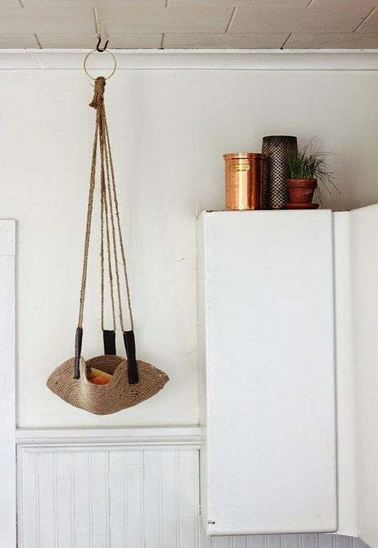Hanging Jute Basket