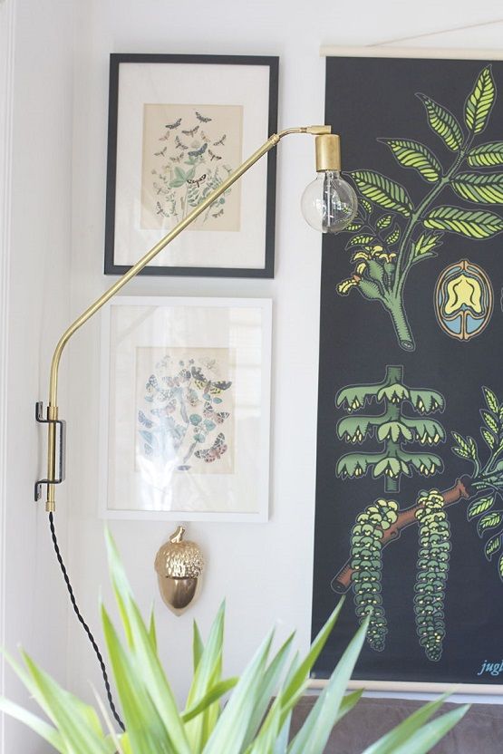 Brass Swing Lamp