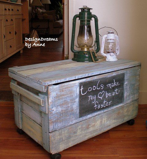Wood Crate Storage