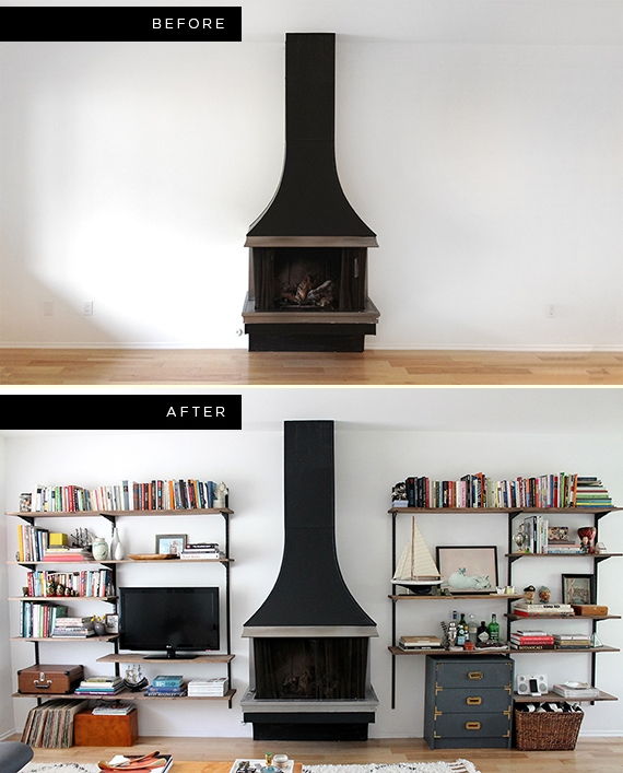 Mounted Shelving Unit