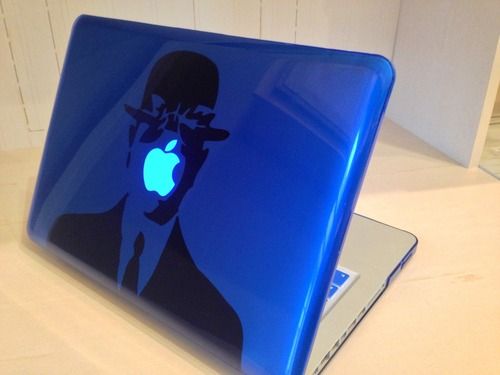 Son of Man Magritte Macbook Decal