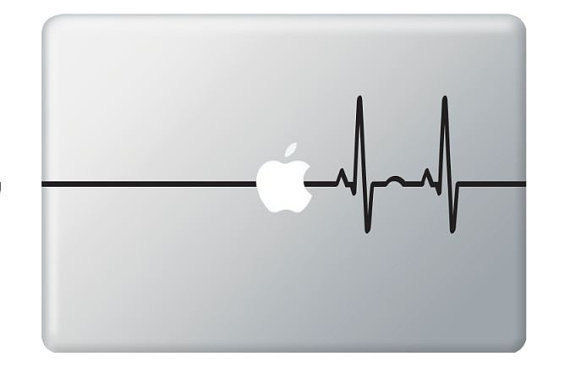 Heatbeat Laptop Decal