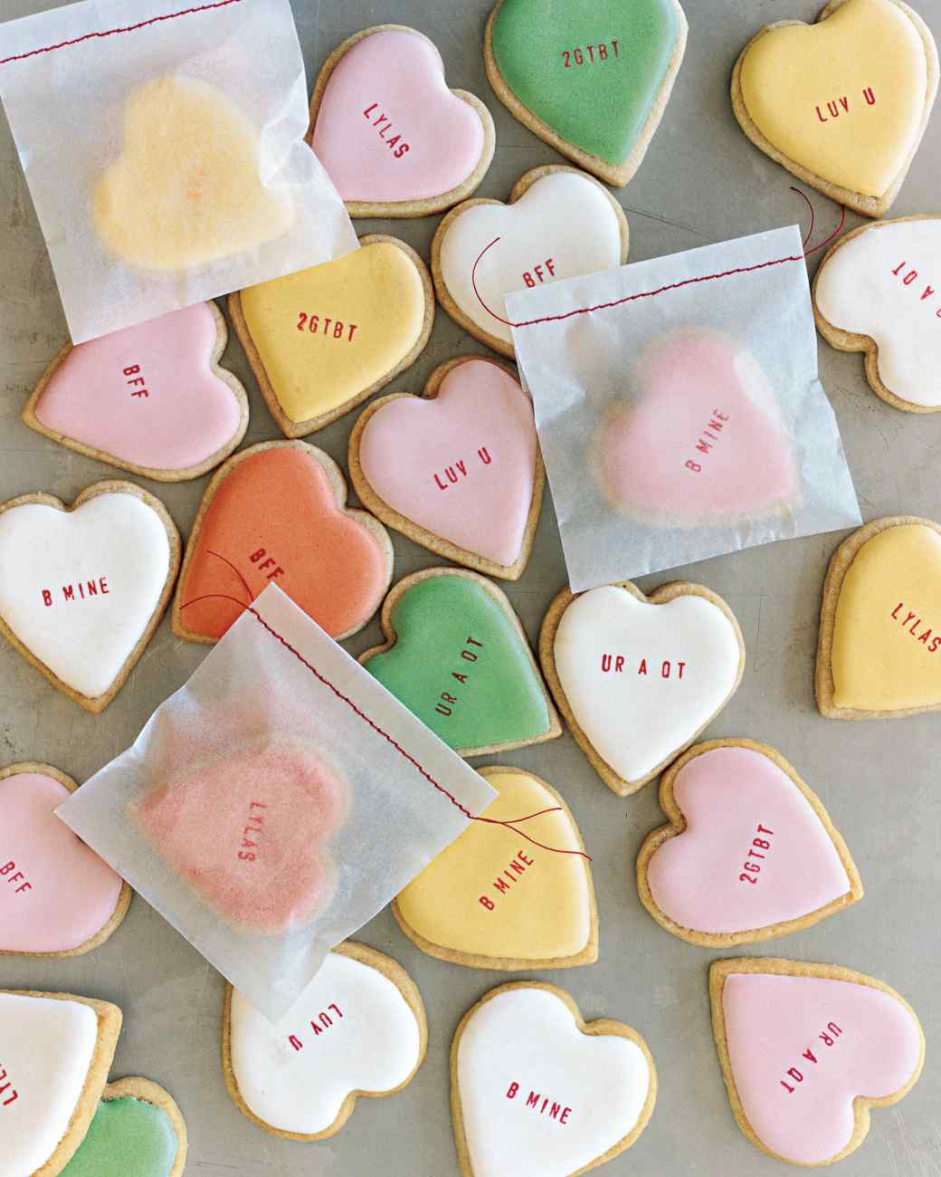 Conversation Heart Cookies