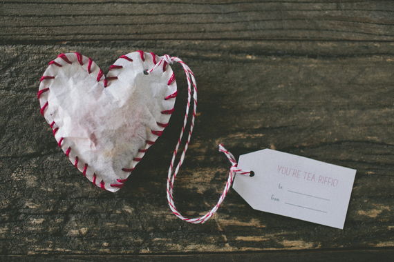 Handmade Heart-Shaped Tea Bags