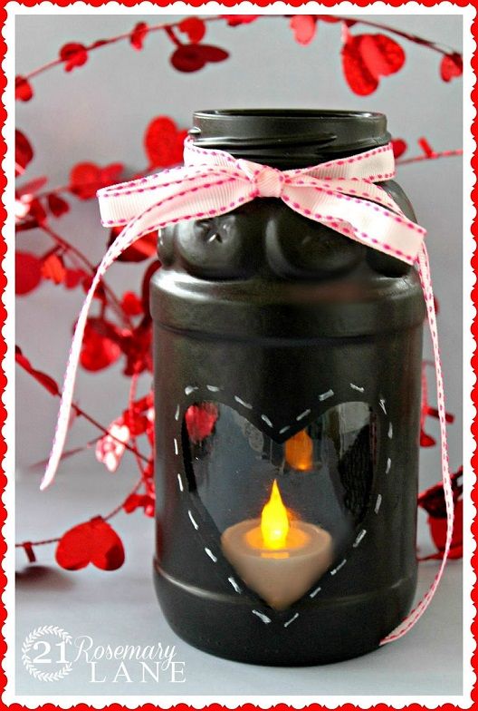 Darling Heart Candle Jar