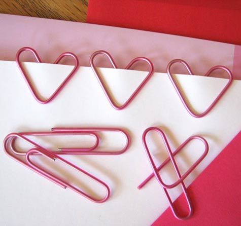 Heart-Shaped Paper Clips