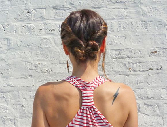 Quick Twisted Updo