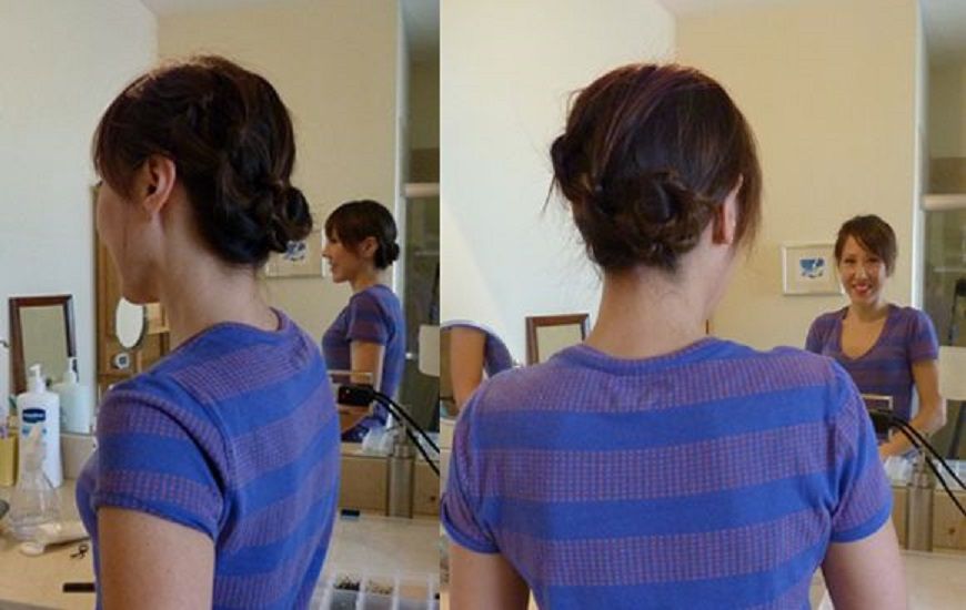 Side Bun with Knots