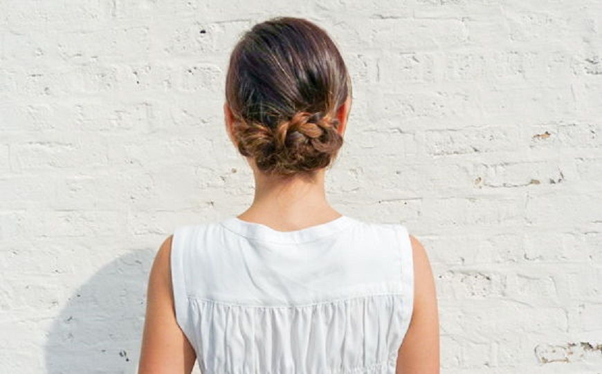Soft Braided Updo
