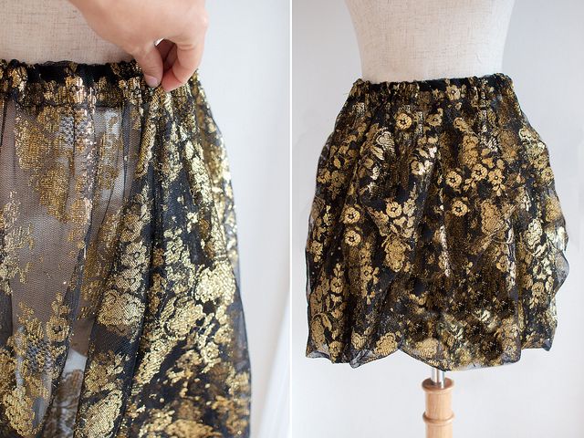 Dolce and Gabbana Inspired Lace Skirt