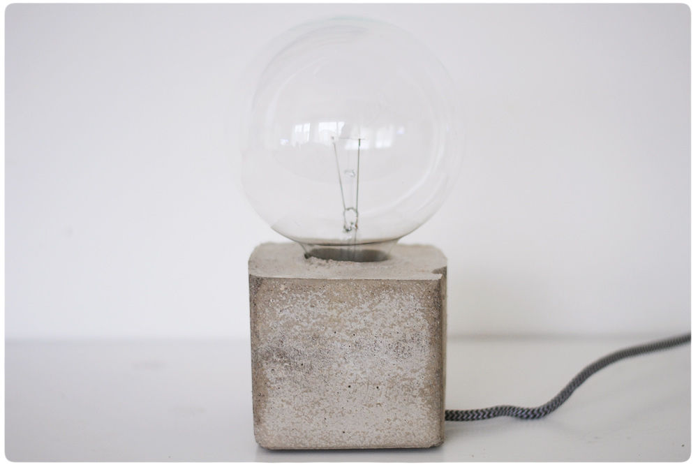 Concrete Lamp Base