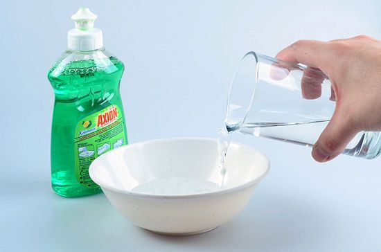 Use this bowl trick to make sure you don’t use too much soap