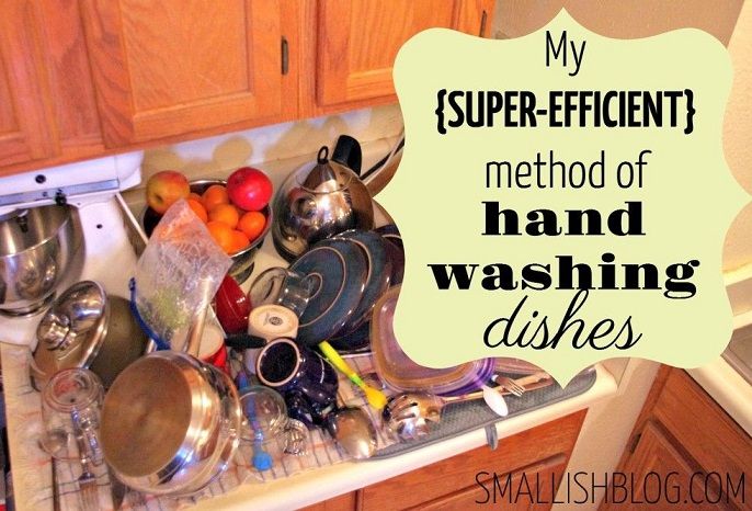Super-Efficient Method of Hand Washing Dishes