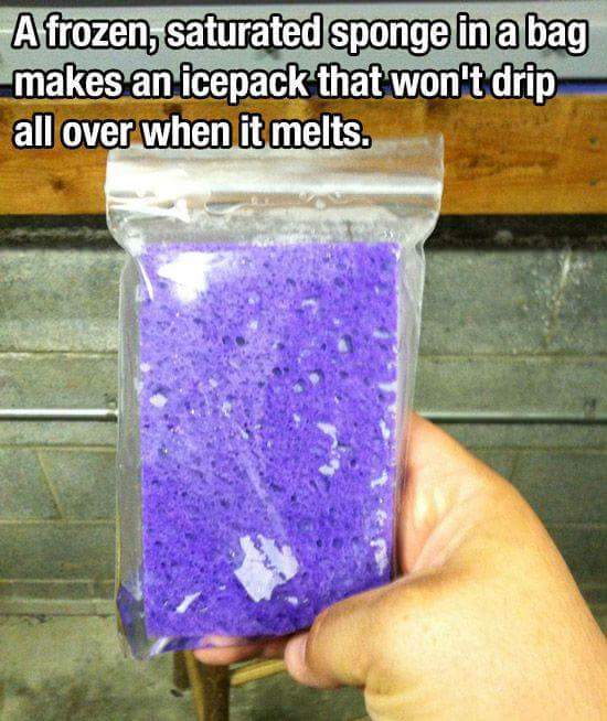 Ice pack which does not leak