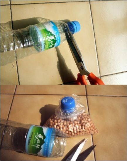 Seal a plastic bag with your plastic bottle cap