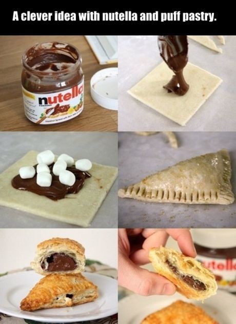 Nutella and Puff Pastry