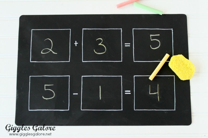 Chalkboard Placemats