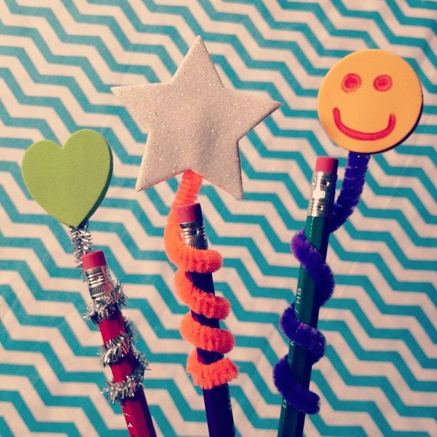 Fun Handmade Pencil Toppers