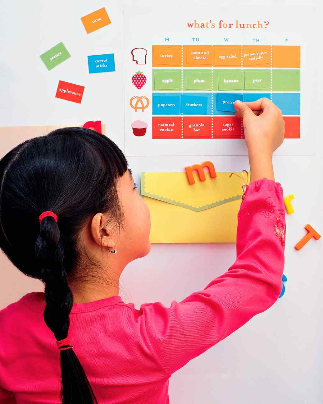 Magnetic Lunch Chart