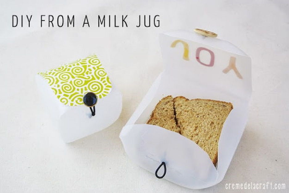 Easy Milk Jug Lunch Box