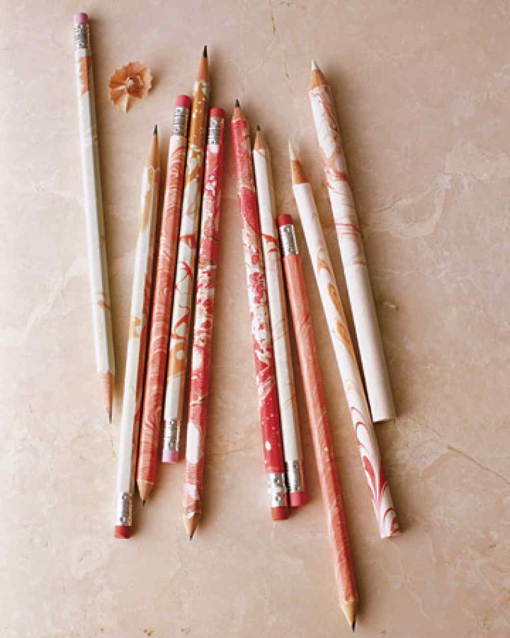 Marbleized Pencils