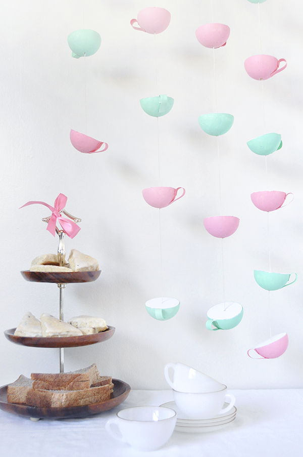 Teacup Garland