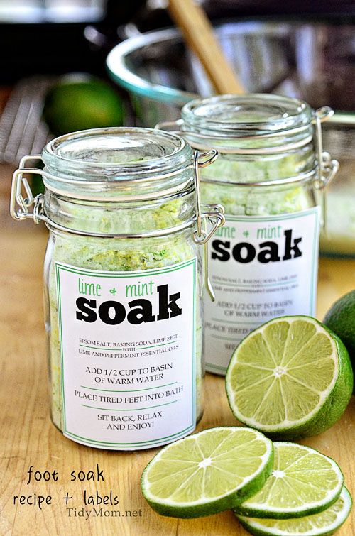 Lime Mint Foot Soak