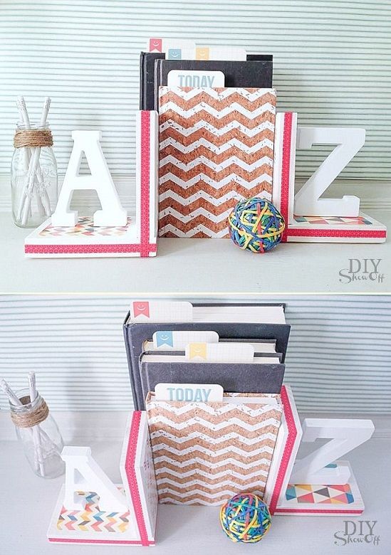 Letter Initial Book Ends