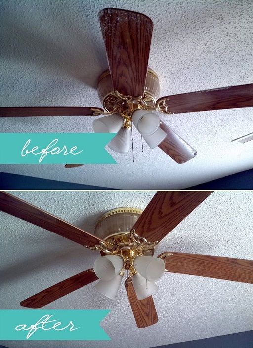 Easily Clean Your Ceiling Fans