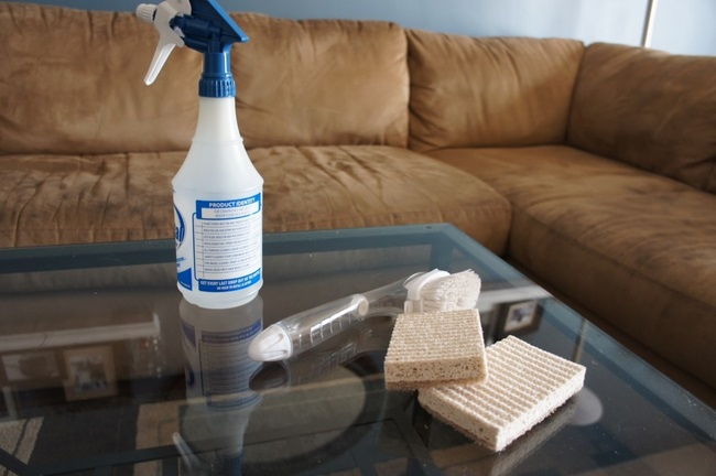 Clean a Microfiber Couch in a Pinch