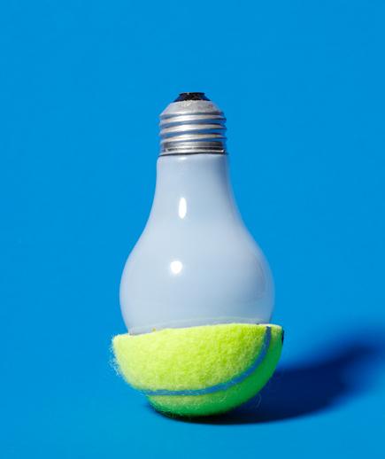 Use Tennis Ball as Light Bulb Remover