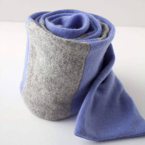 Upcycled Cashmere Sweater Scarves