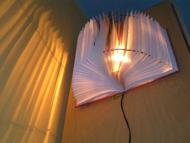 Old Book Lampshade