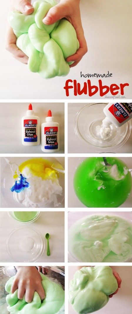 Homemade Flubber for Kids